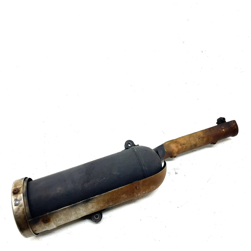 98-02 Suzuki Quadrunner 500 4x4 OEM Exhaust Muffler W/Shields 14310-09F60 AS37