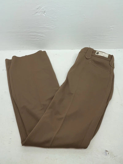 New Vintage Brown Dickson Jenkins Polyester Pants #2442 SS-36