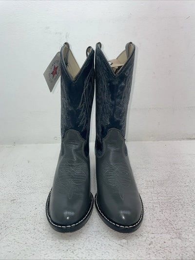 New Children’s Gray Texas Brand Cowboy Boots. B 2102 5 D. 2-81