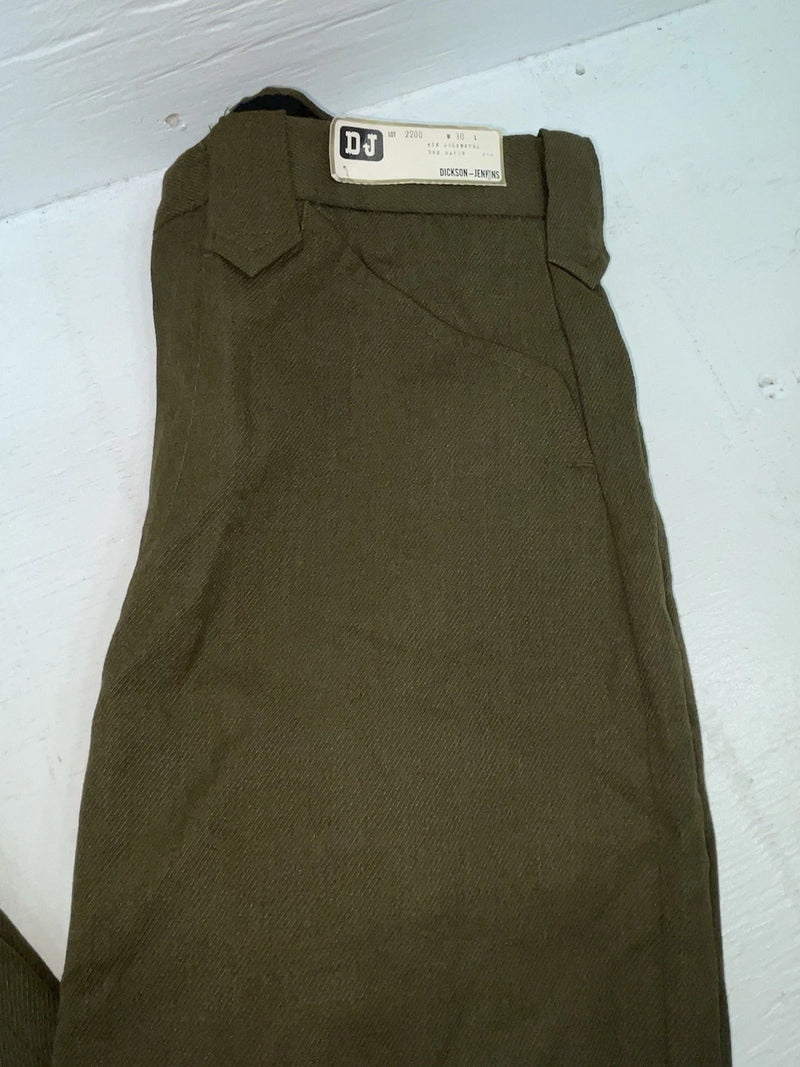 New Vintage Green Dickson Jenkins Polyester Pants #2200 3A-115