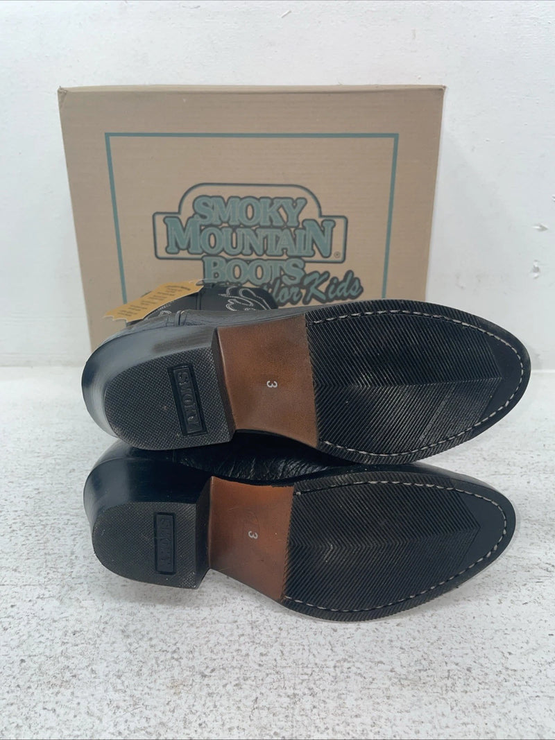New Kids Black Smoky Mountain Cowboy Boots. 1117 C 3. 23-164