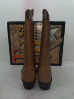 New Men’s Brown Texas Brand Cowboy Boots. 8499 9 D. 4-89