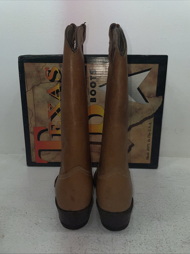 New Men’s Brown Texas Brand Cowboy Boots. 8499 9 D. 4-89