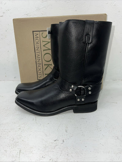 New Women’s Black Smoky Mountain Cowboy Boots. 2405 Y 7 M. 18-55