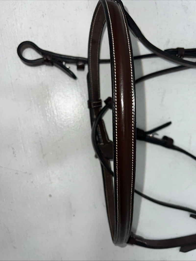 New Brown Leather Camelot Oversize English Bridle #140412 BB-45