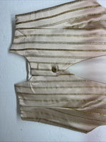 New Women’s Congress Classics Gold Western Show Vest Large E-602