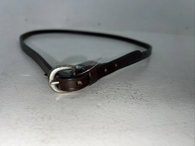 New Tough 1 Dark Oil Cowhide Leather Replacement Throat Strap #12-325 R-501