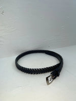 New Blue Genuine Leather Weaved 36” Belt #20/4584 Z-165