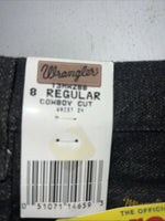 New Boys Black Wrangler Pro Rodeo Cowboy Cut Jeans. 24 Waist 8 Reg B-18