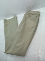 New Vintage Cream Lee Polyester Pants #2084612 ZZ-12