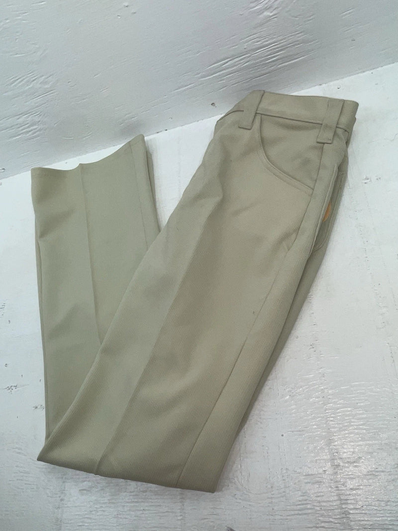 New Vintage Cream Lee Polyester Pants #2084612 ZZ-12