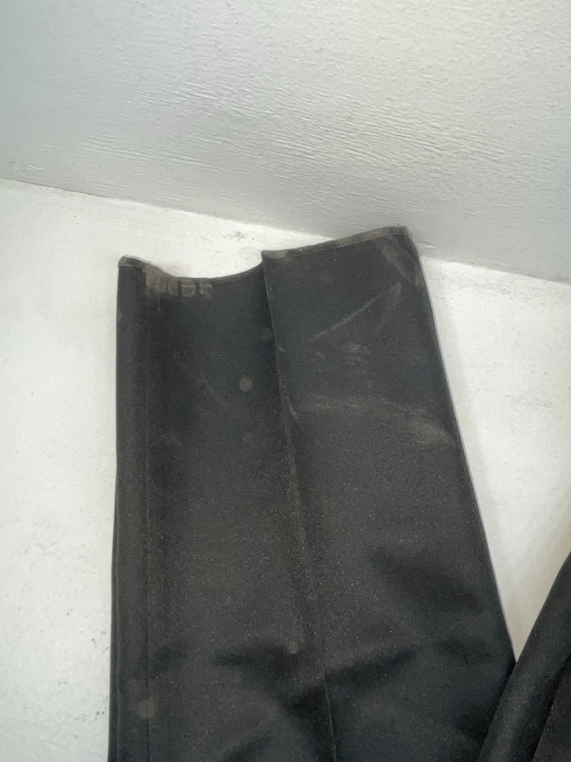 New Vintage Black Circle S Polyester Pants #CP4793 OO-98