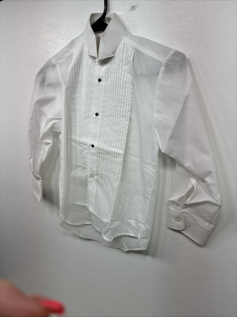 New Kids Classix White Long Sleeve English Shirt Size BS YY-11