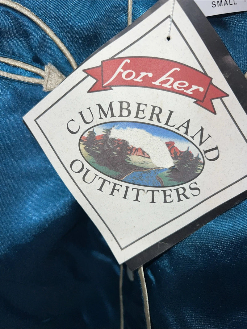New Children’s Cumberland Outfitters Blue Satin Long Sleeve Button Up S 3C-50