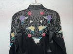 New Women’s Black Wildfire Western Show Jacket XS #77872 G-604