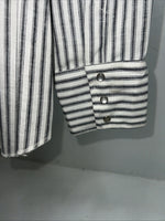 New Men’s Stripped Champion Westerns Pearl Snap Long Sleeve Shirt. 16x34 L P-26
