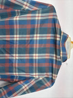 New Girls Panhandle Slim Blue Pink Plaid Long Sleeve Peal Snap Size 6 DD-67