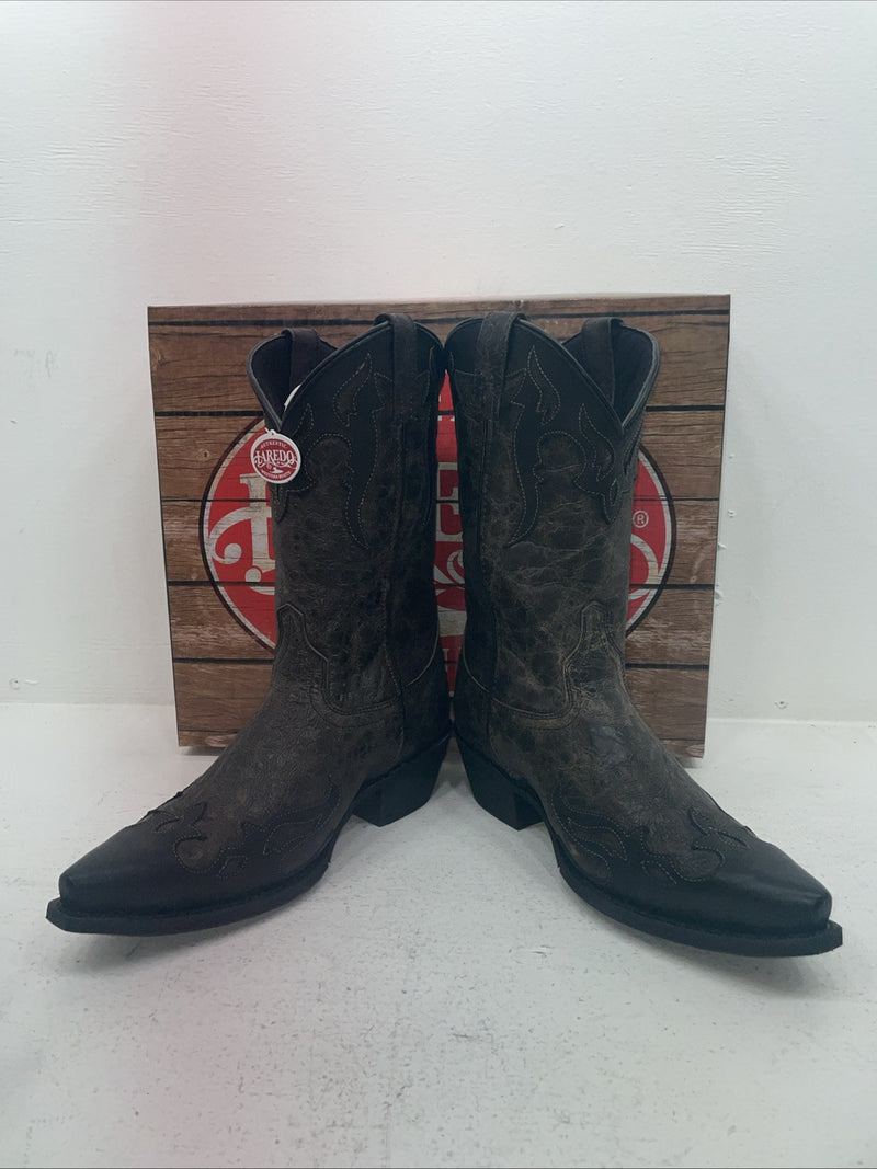 New Men’s Black Laredo Cowboy Boots. 6766 9.5 9 1/2 E W. 6-112