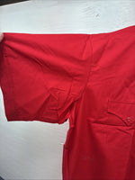 New Men’s ELY Cattleman Red Short Sleeve Pearl Snap 18.5 2XL R-12
