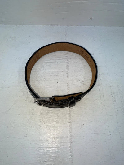 New Gray Genuine Leather Nocona Tooled 18” Belt #A261 NN-79