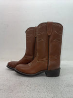 New Kids Brown Texas Brand Cowboy Boots. C 111 13.5 13 1/2 D. 23-79