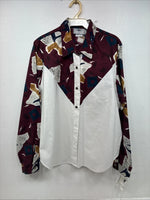 New Women’s Cowboy Threads Multicolor Long Sleeve Button Up XL II-44