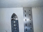 New Blue Genuine Leather 3D Silver Bling 38” Belt #667 JJ-80 