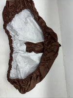 New Brown Vinyl English Saddle Cover With Handles #239976 HH-41