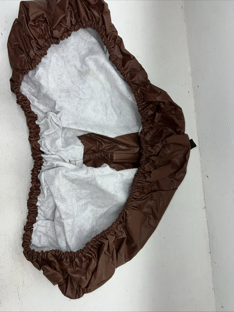 New Brown Vinyl English Saddle Cover With Handles #239976 HH-41