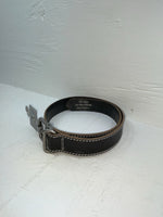 New Black Genuine Leather HD Xtreme 32” Belt #N2711801 JJ-36