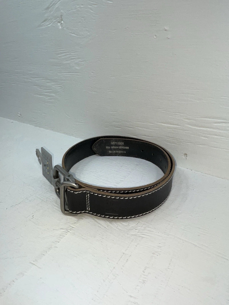 New Black Genuine Leather HD Xtreme 32” Belt #N2711801 JJ-36