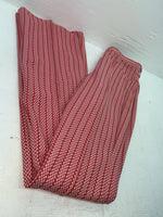 New But Age Red Checkered Panhandle Slim Polyester Pants #8042 VV-70