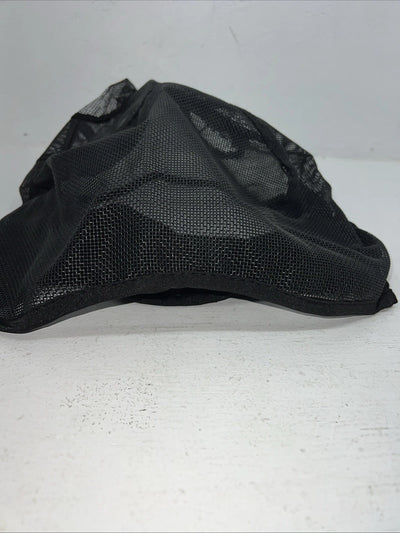 New Black Horse Fly Masks Spandex Chin H-517