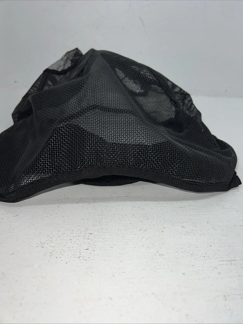 New Black Horse Fly Masks Spandex Chin H-517