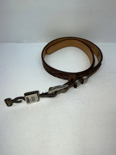 New Brown Genuine Leather Nocona 30” Belt #151120230 Z-56
