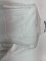 New Men’s ELY Cattleman White Designed Long Sleeve Pearl Snap 16.5 Large Q-102