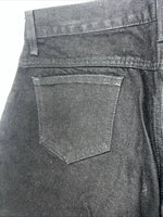 New Women’s Black Diamond Cut Gusset Denim Jeans. 15/16x36 K-18