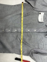 New Women’s Dickson Jenkins Gray Long Sleeve Button Up Size 32 MM-30