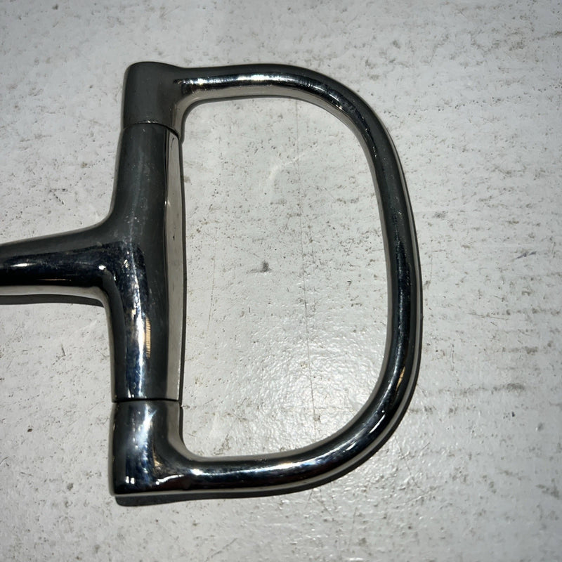 New Congress Leather 5” D Ring Snaffle Bit #477101 Y-501