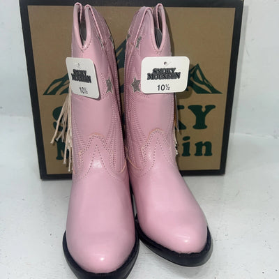 New Children’s Pink Smoky Mountain Cowboy Boots. 1058JC 10.5 10 1/2. 24-56