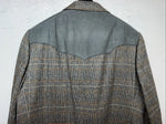 New Men’s California Ranchwear Gray Plaid Suit Jacket 42R #14753 R-602