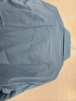 New Men’s ELY Cattleman Simple Blue Long Sleeve Pearl Snap 18 X 35 2XL R-9