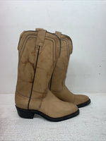 New Youth Brown Texas Brand Cowboy Boots. 4844 5 M. 2-164