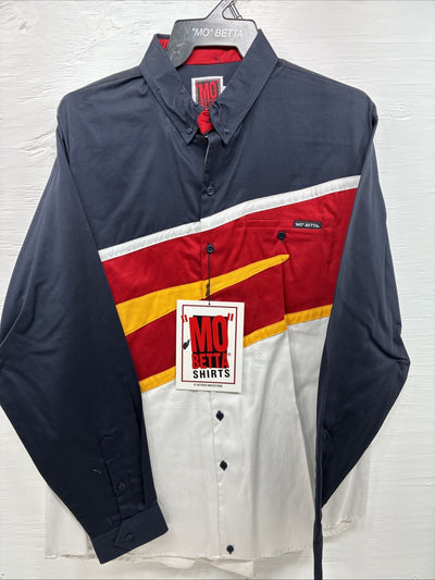New Men’s “MO” Betta Shirts Multiple Color Long Sleeve Button Up 17 XL J-23