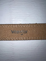 New Blue Genuine Leather Wrangler 32” Belt #528006 Z-170