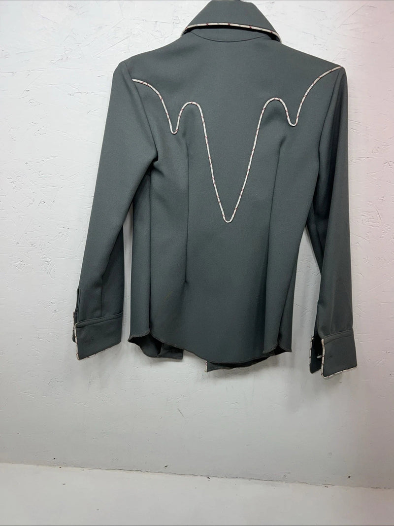 New Women’s Dickson-Jenkins Blue Dress Jacket With Tie 10/32 RR-6