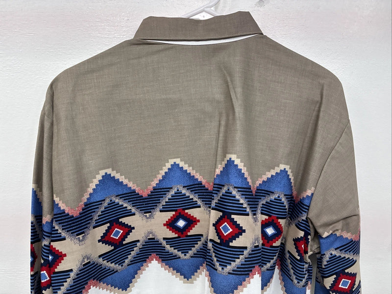 New Women’s Brooks & Dunn Designed Long Sleeve Button Up Large MM-127