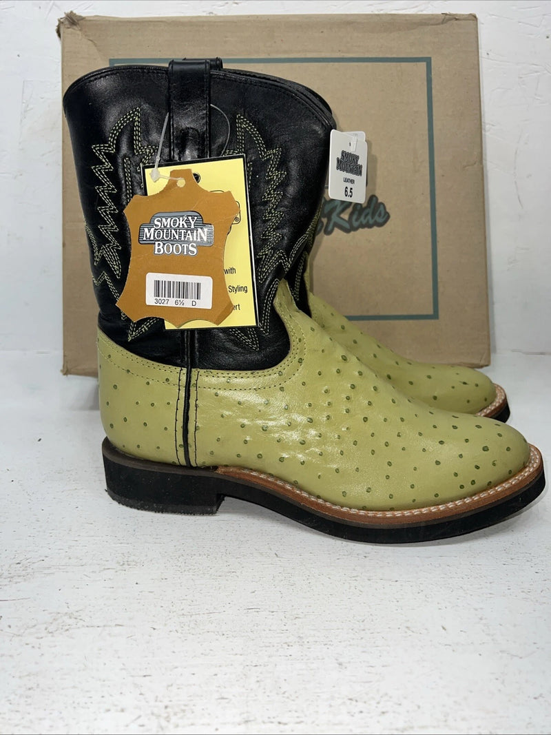 New Women’s Green Smoky Mountain Cowboy Boots. 3027Y 6.5 6 1/2. 19-72