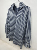 New Women’s Panhandle Slim Blue Designed Long Sleeve Zip Up Size 12 YY-100
