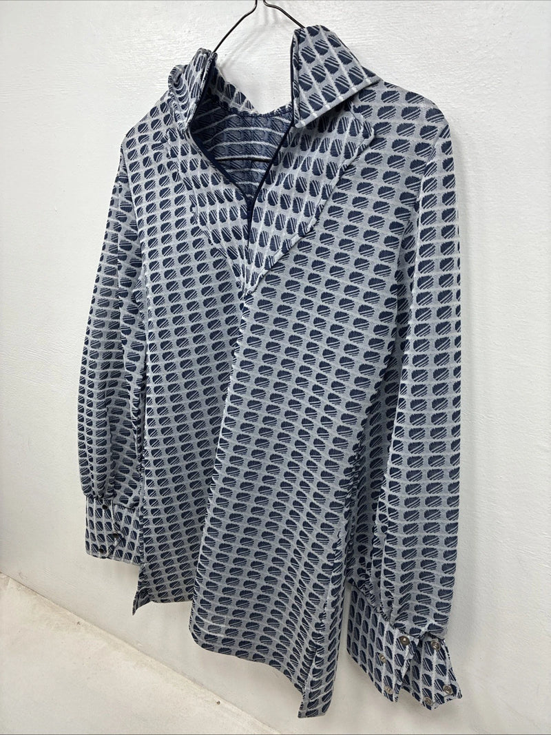New Women’s Panhandle Slim Blue Designed Long Sleeve Zip Up Size 12 YY-100